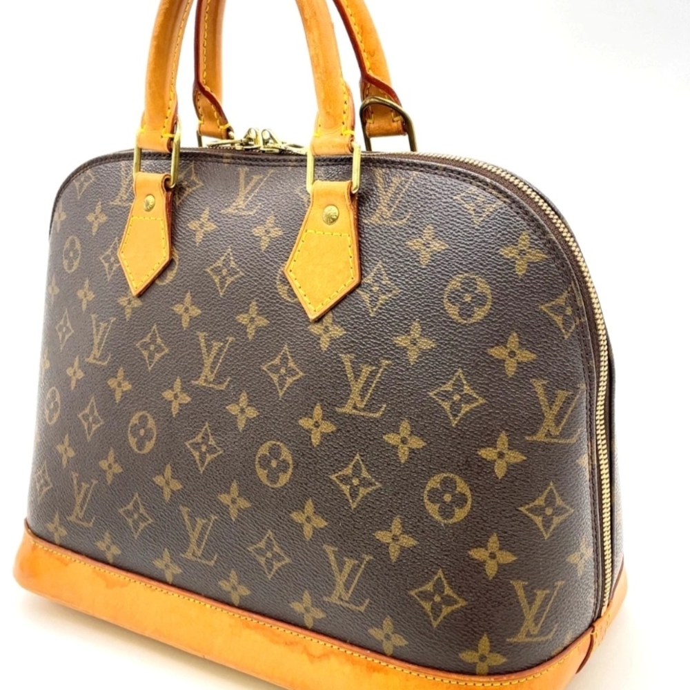 Louis Vuitton Alma PM Monogram Brown and Tan Women's Bag - Picture 3 of 16